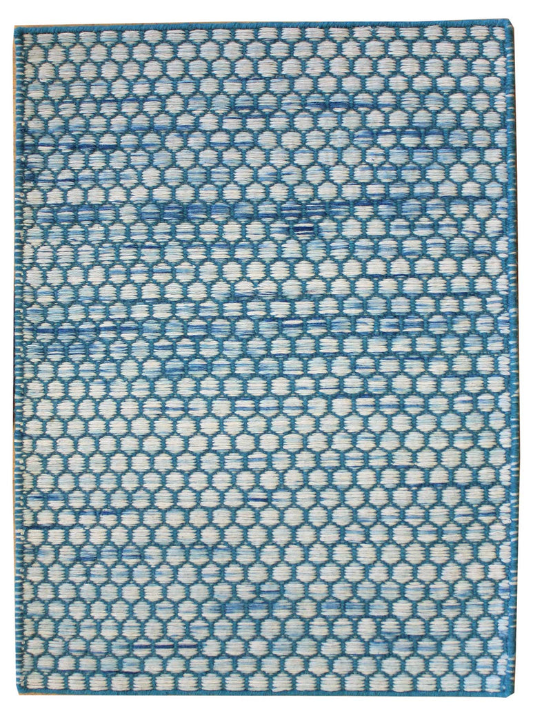 Honeycomb Handwoven Contemporary Rug | Landry & Arcari