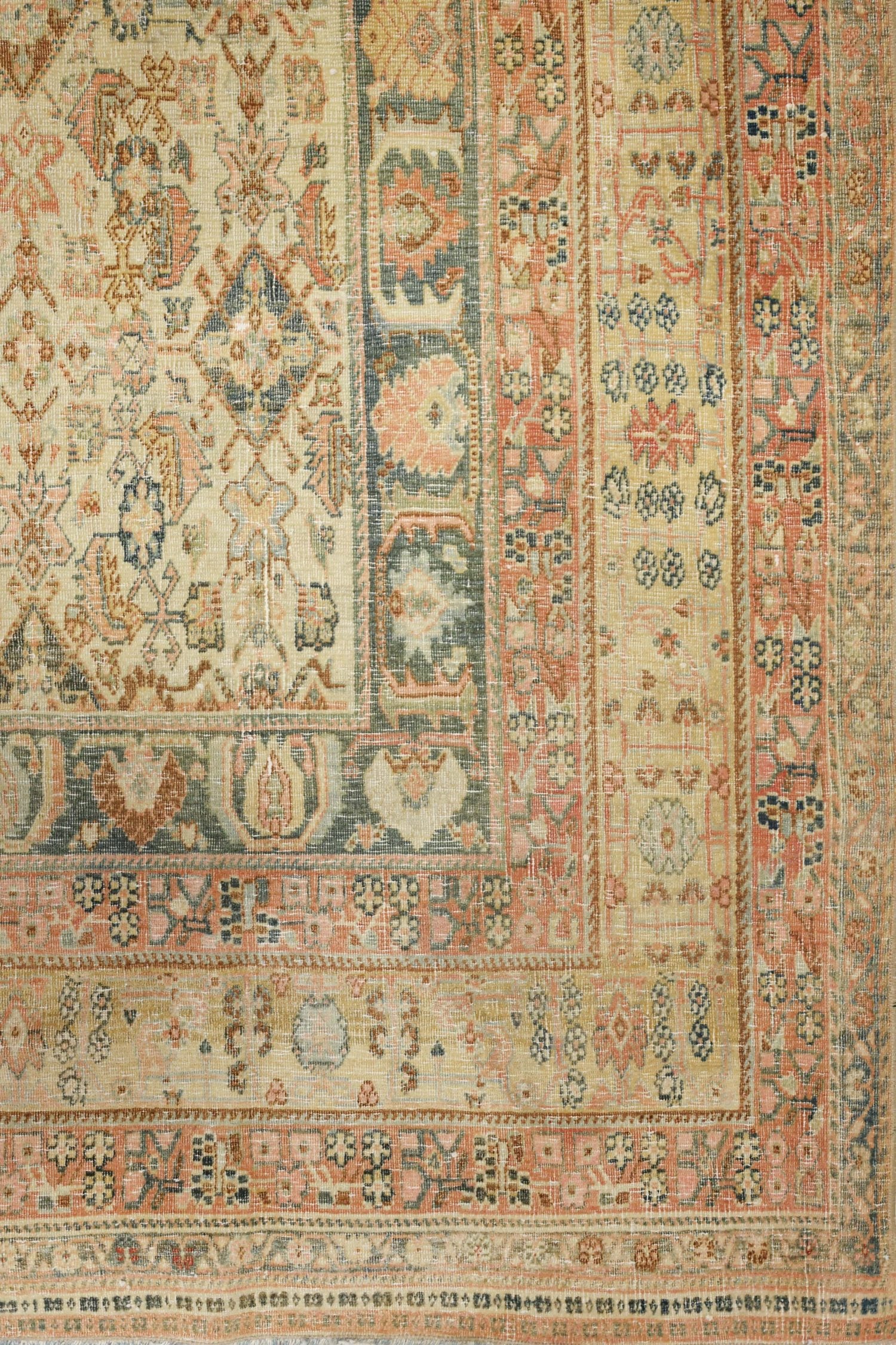 Antique Qahsai Handwoven Traditional Rug, J10247