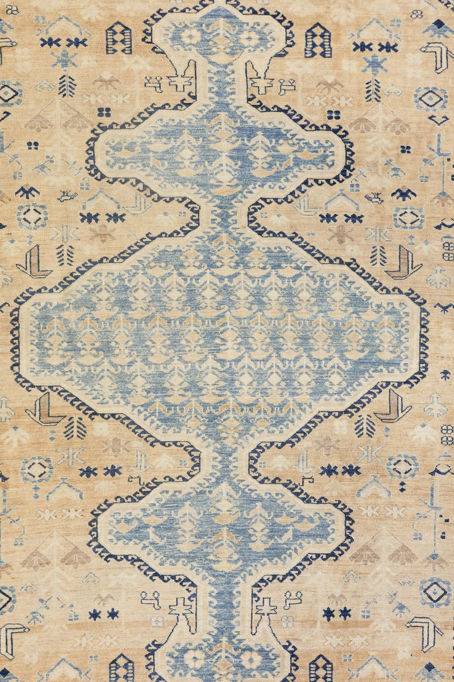 Vintage Bakshaish Handwoven Tribal Rug, J63634