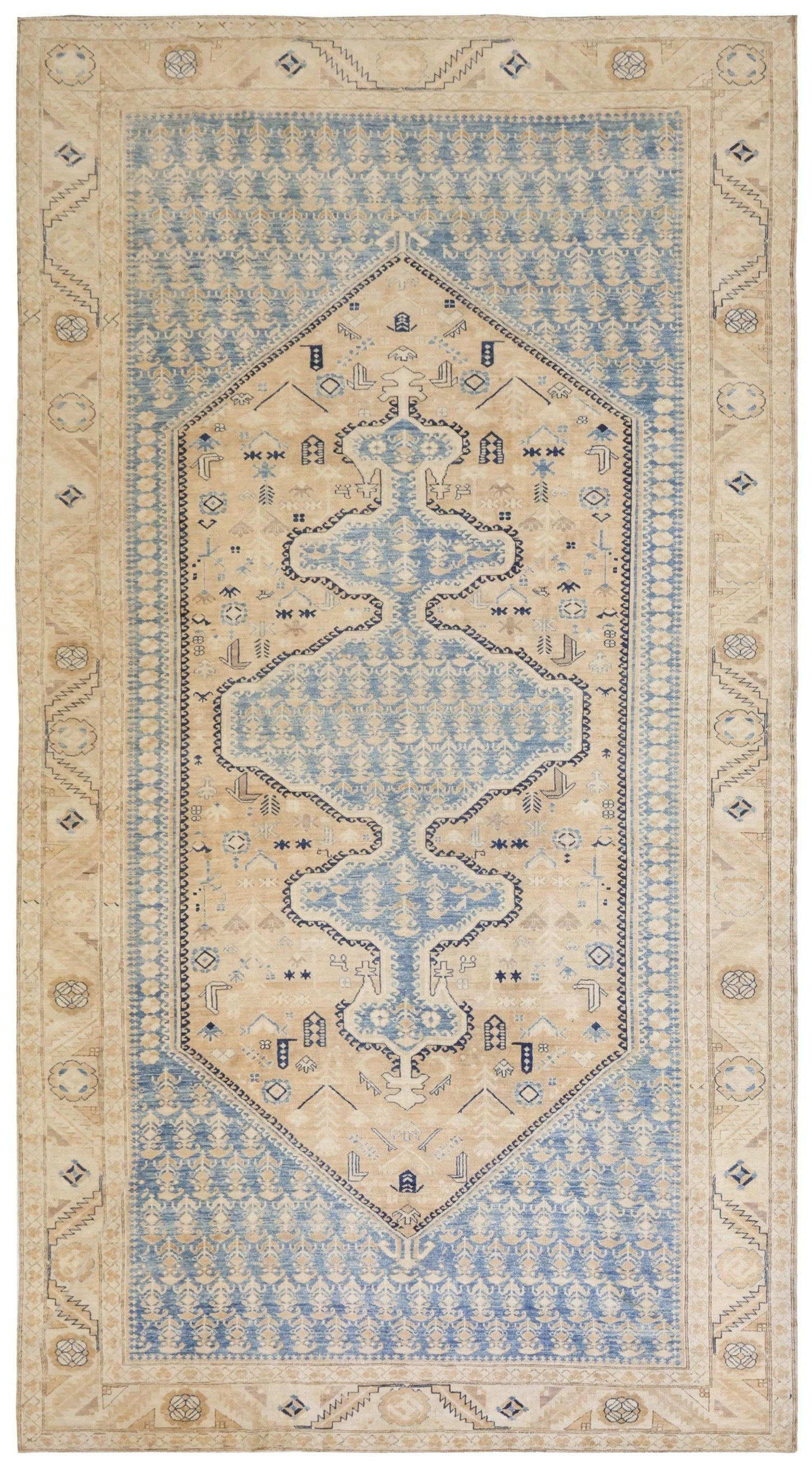 Vintage Bakshaish Handwoven Tribal Rug, J63634