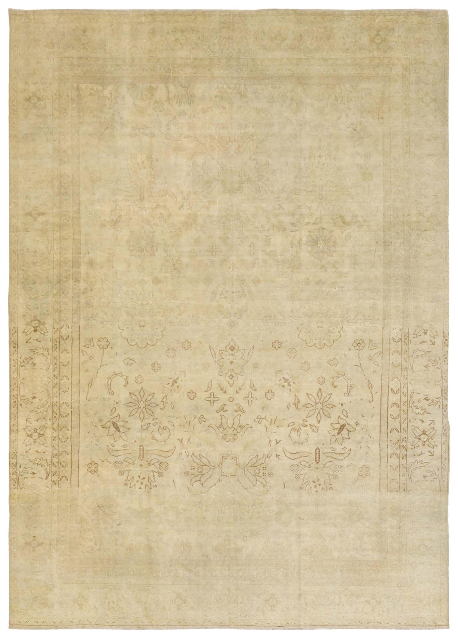 Antique Arts & Crafts Handwoven Closeout Rug, J63643