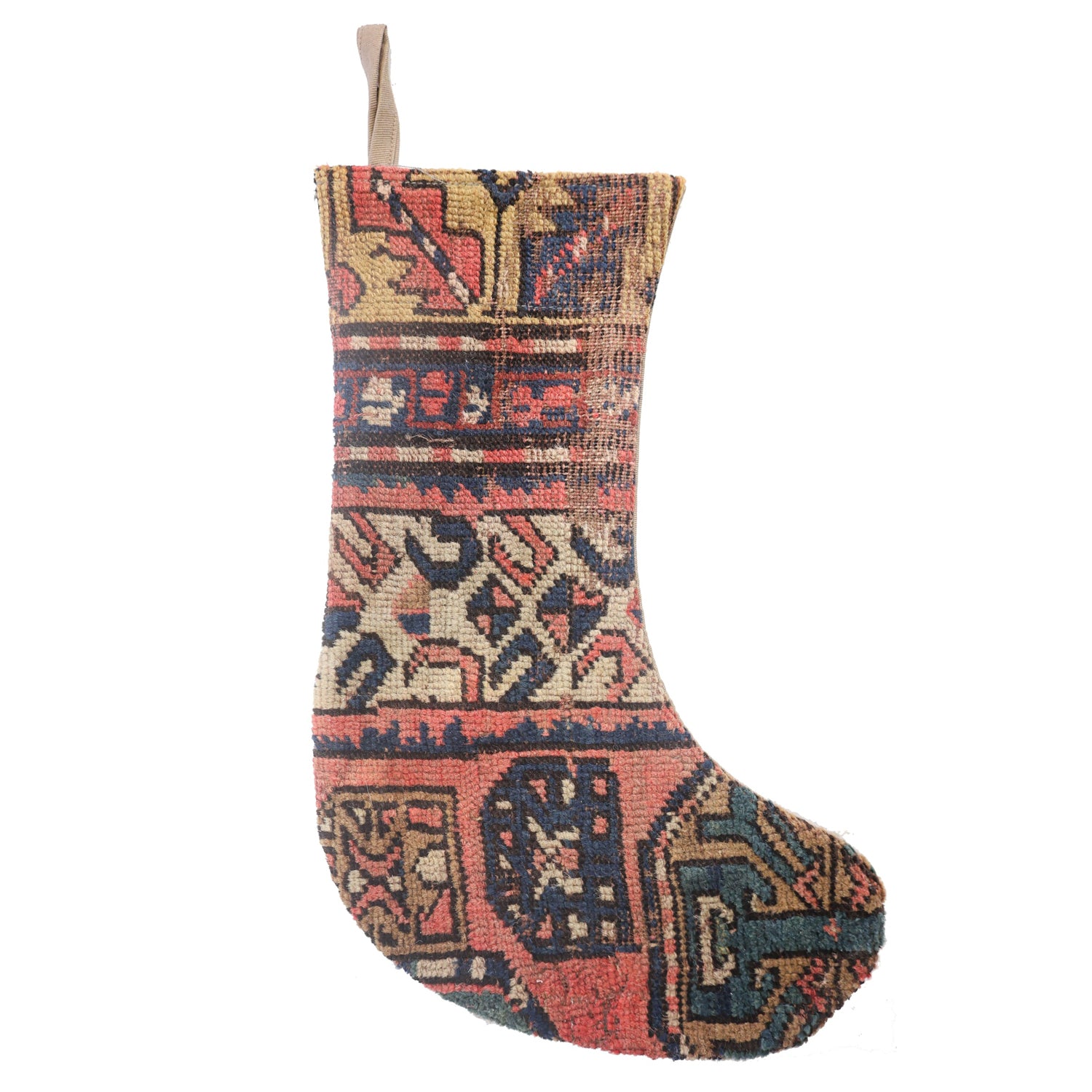 Vintage Anatolian Handwoven Tribal Stocking, J72681