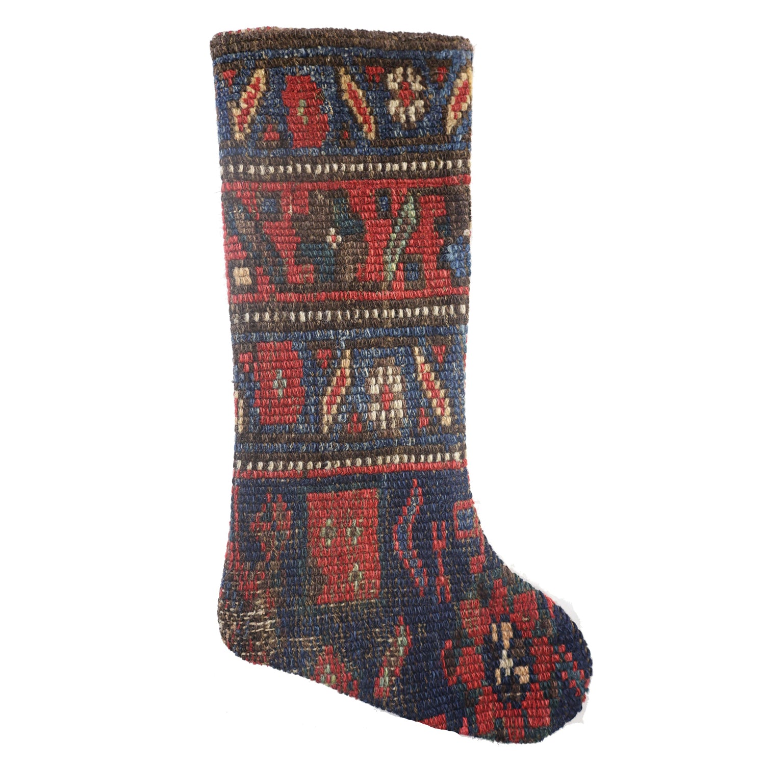 Vintage Anatolian Handwoven Tribal Stocking, J72683