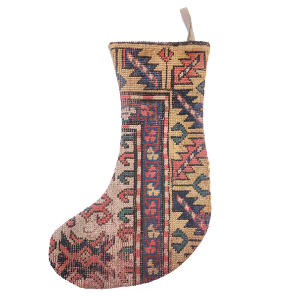 Vintage Anatolian Handwoven Tribal Stocking, J72684