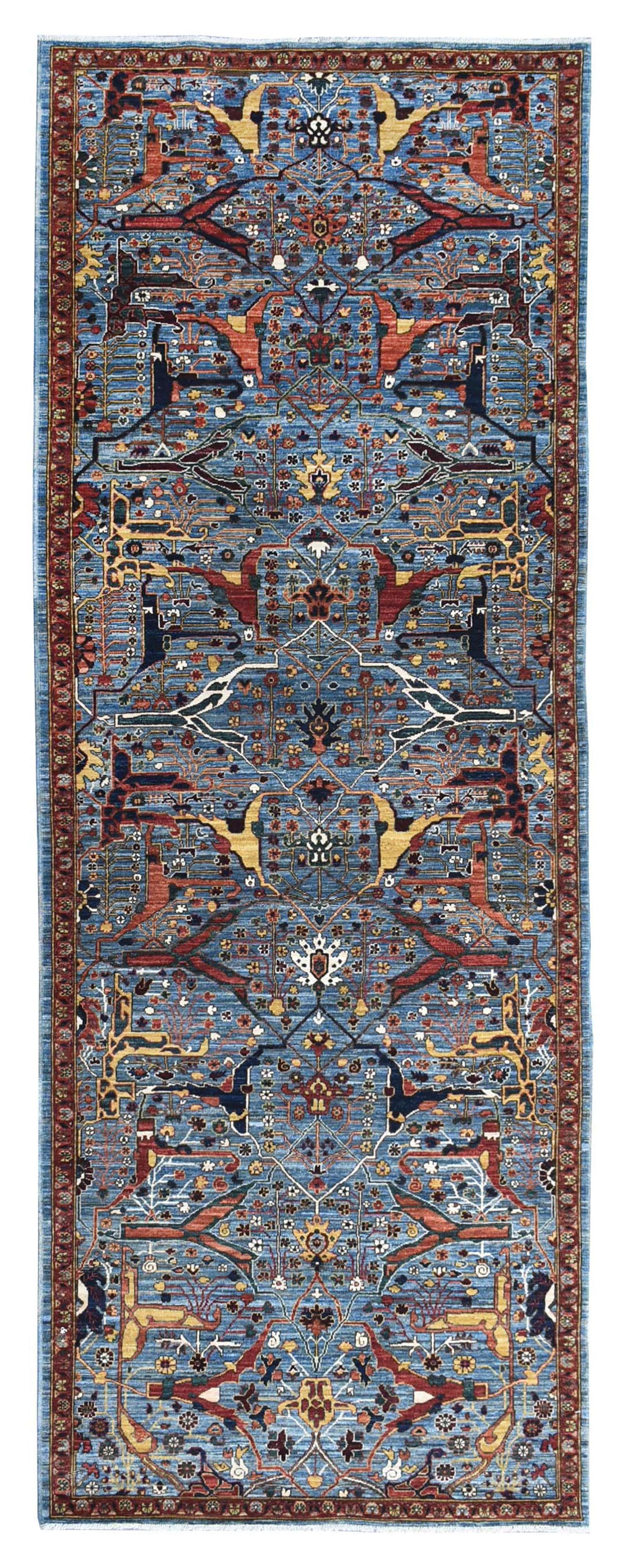 Arabesque Handwoven Tribal Rug, J72806