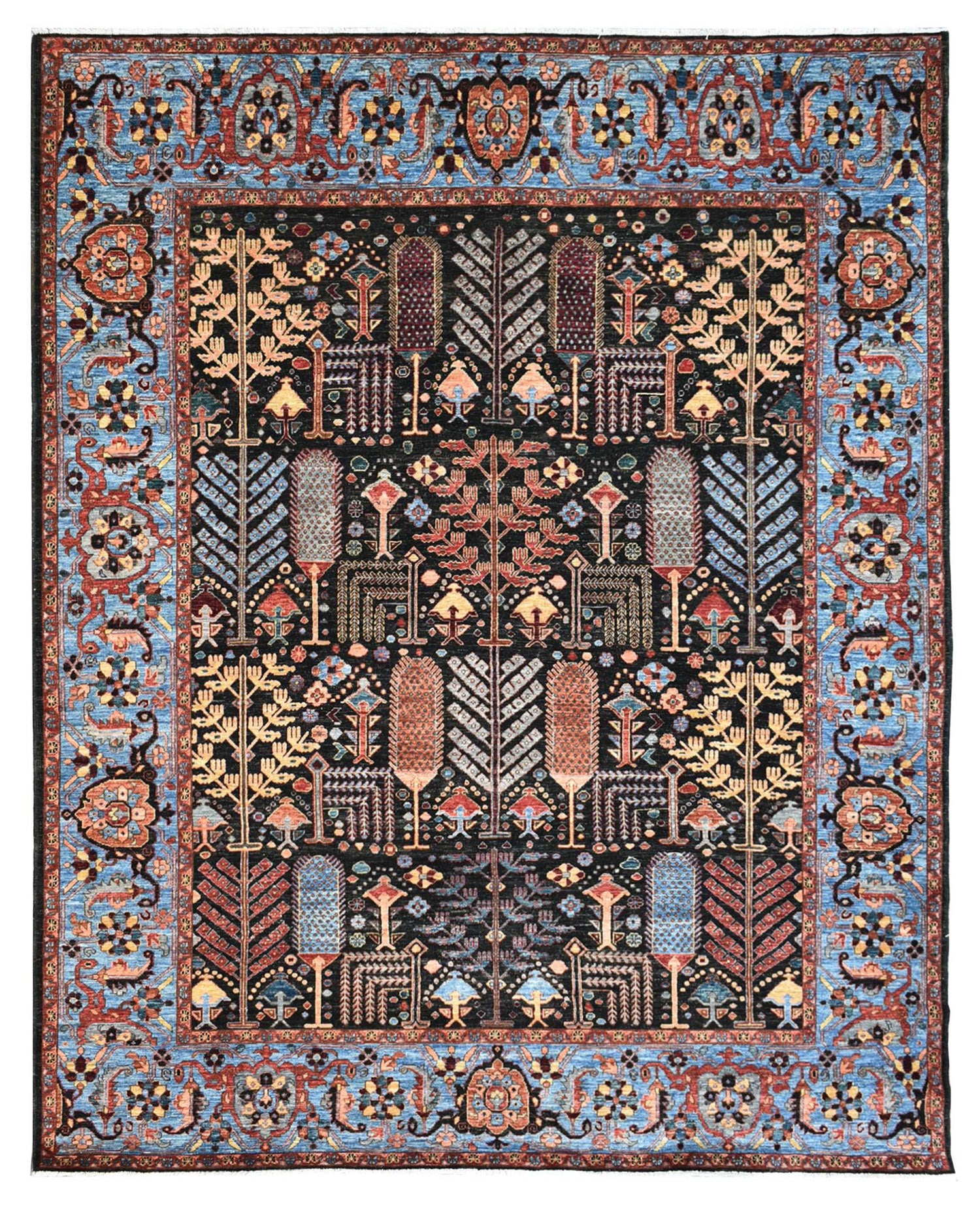 Bakshaish Willow Handwoven Tribal Rug, J72858