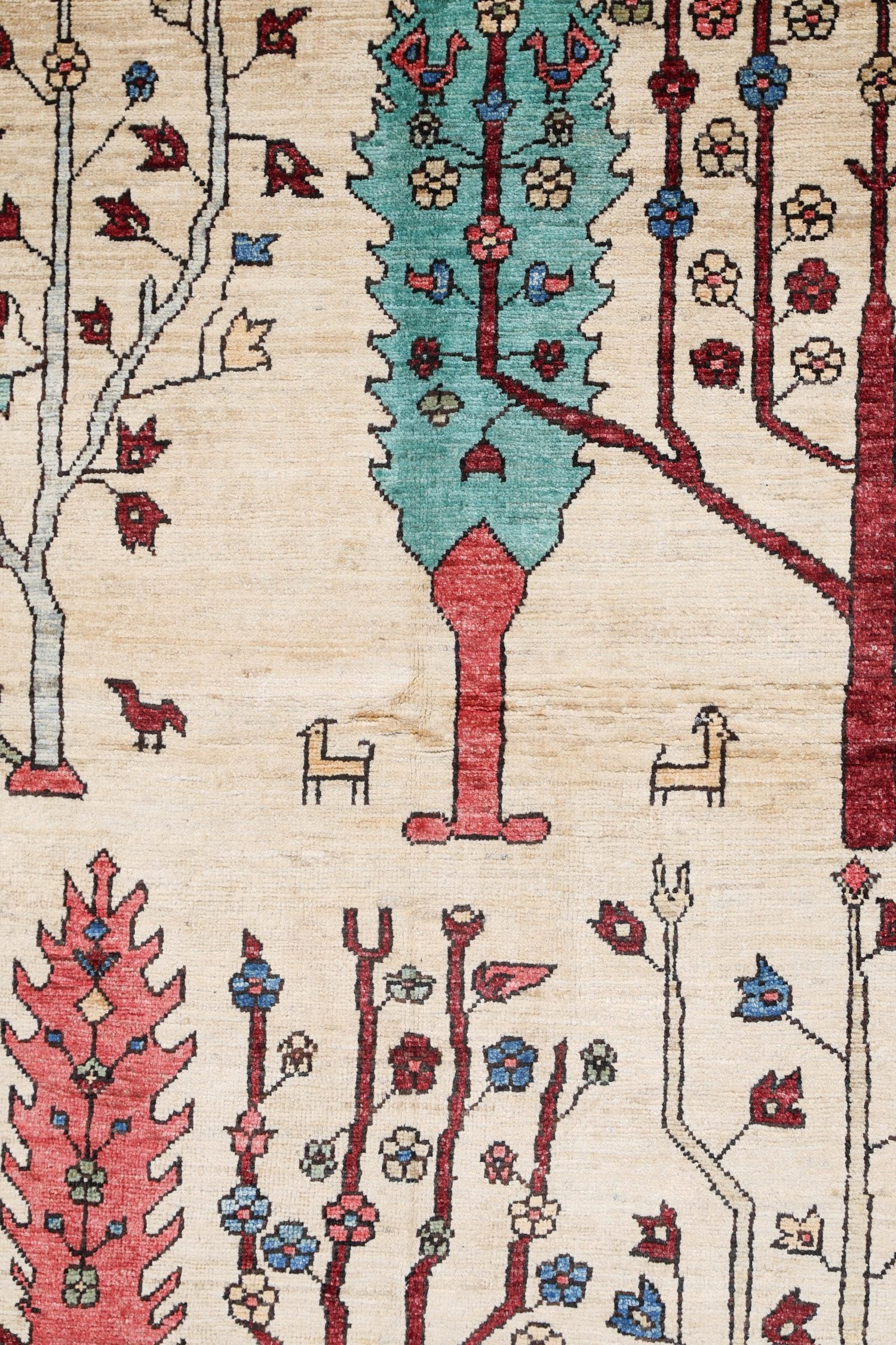 Luri Trees Handwoven Tribal Rug, J74690