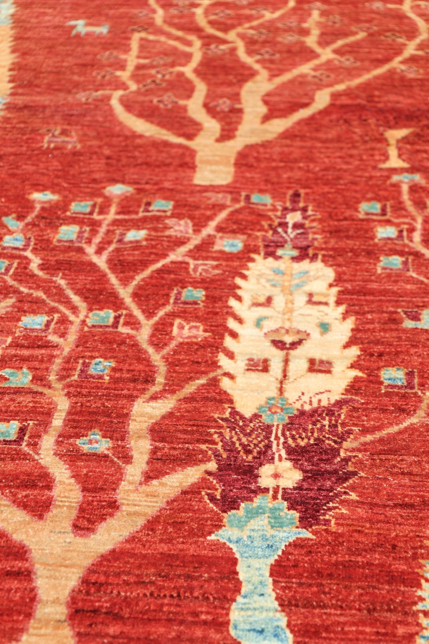 Luri Trees Handwoven Tribal Rug, J74703