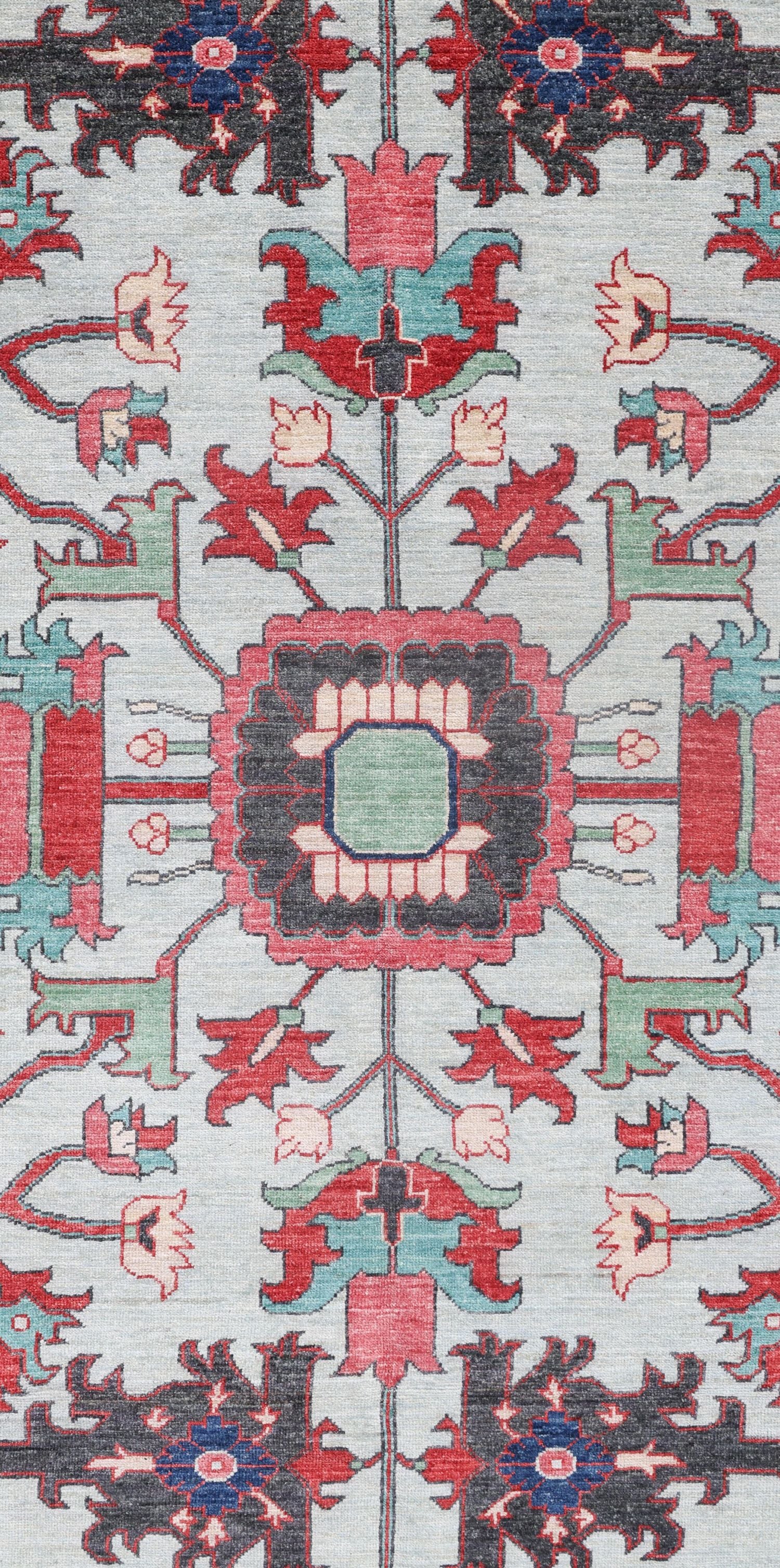 Heriz Handwoven Tribal Rug, J74880