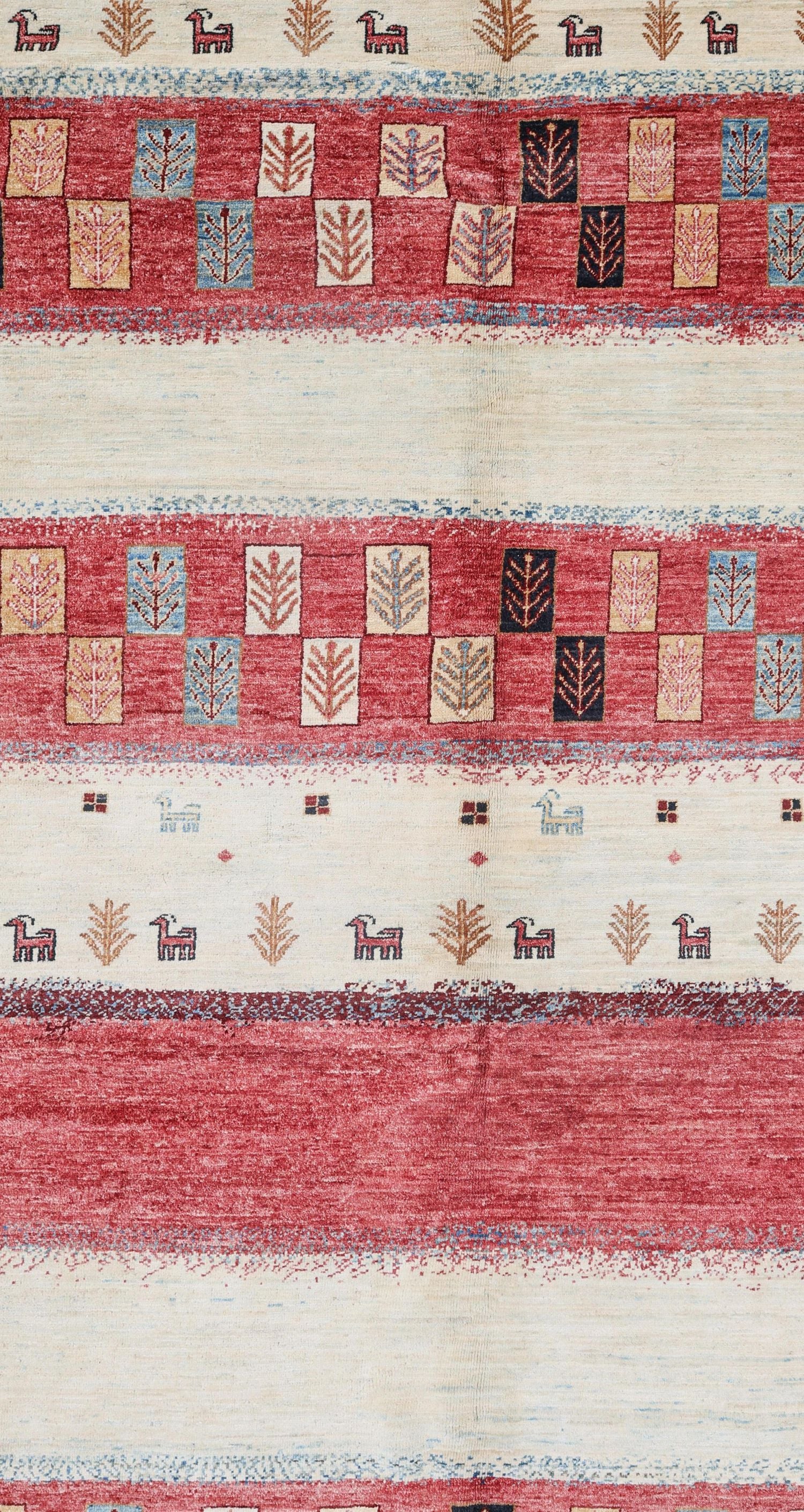 Gabbeh Handwoven Tribal Rug, J74887