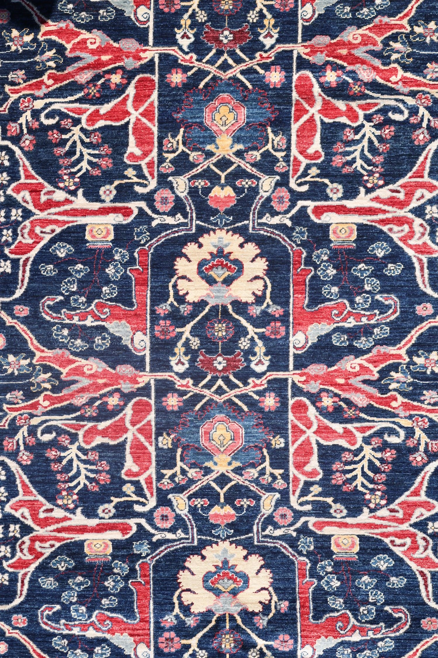 Arabesque Bijar Handwoven Tribal Rug, J74911