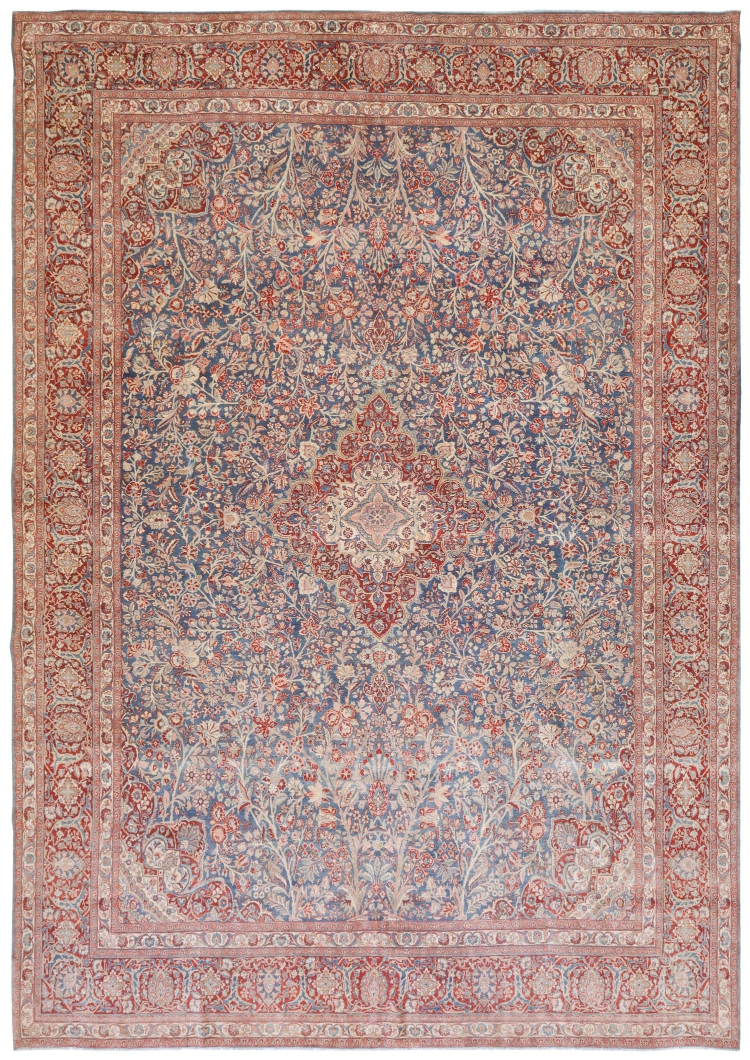 Antique Ekbatan Handwoven Traditional Rug, JF6885