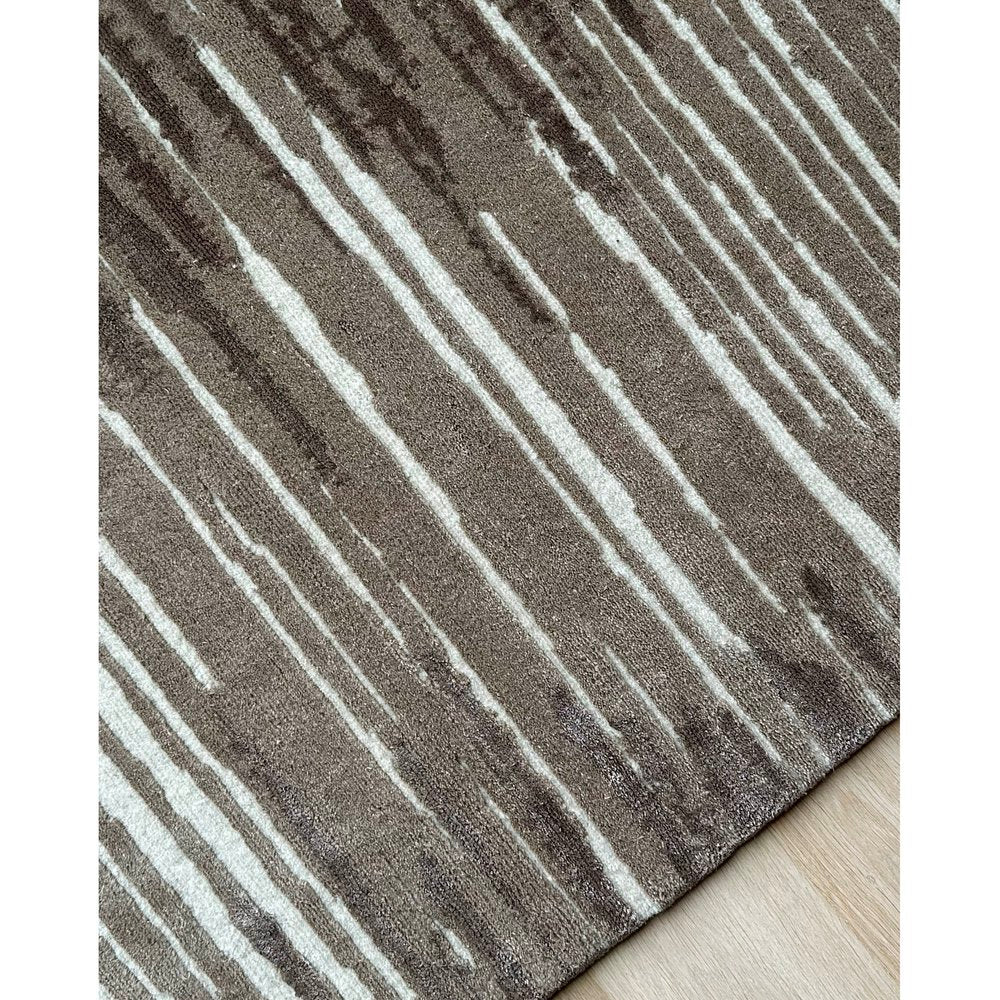 Foundations Collection Soundwaves Handwoven Contemporary Rug