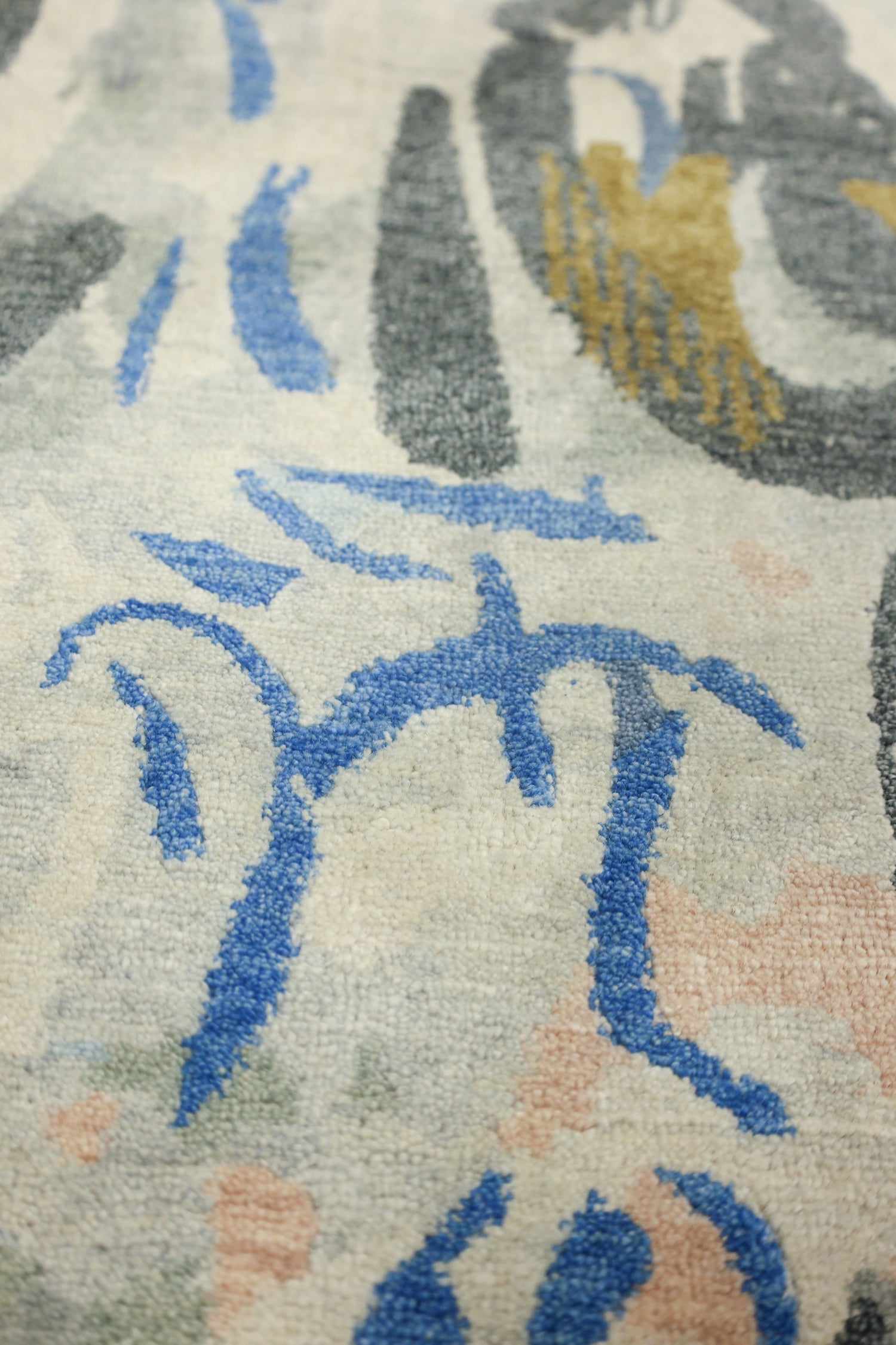 Blue Moon Handwoven Contemporary Rug, J75219