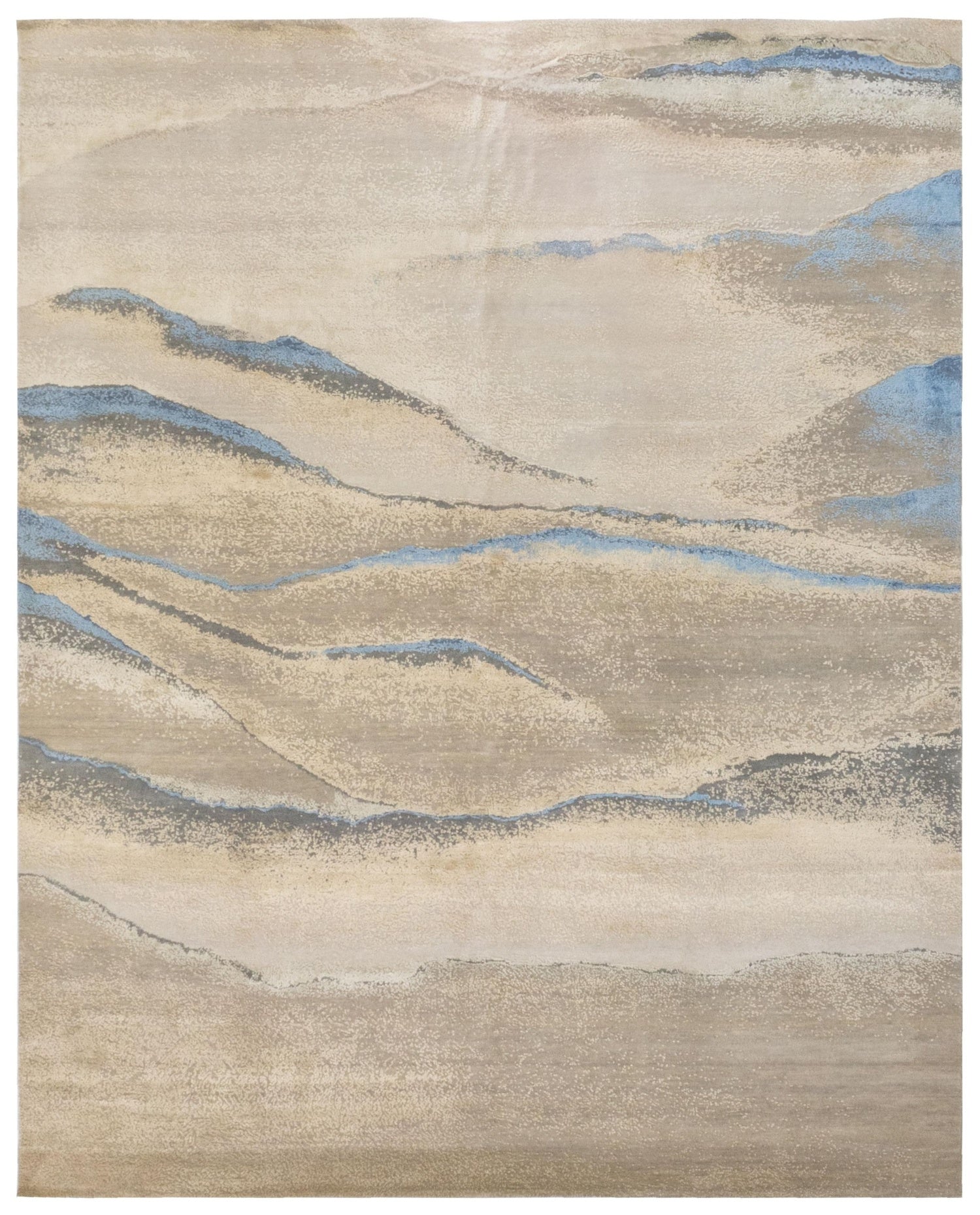 Celestial Mountain Handwoven Contemporary Rug