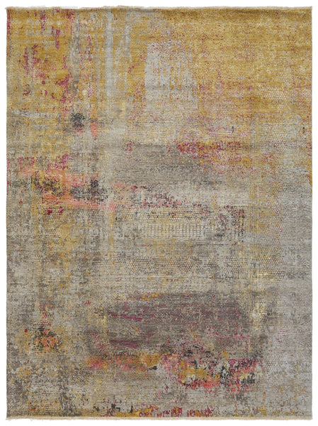 Chrysantheum Handwoven Contemporary Rug