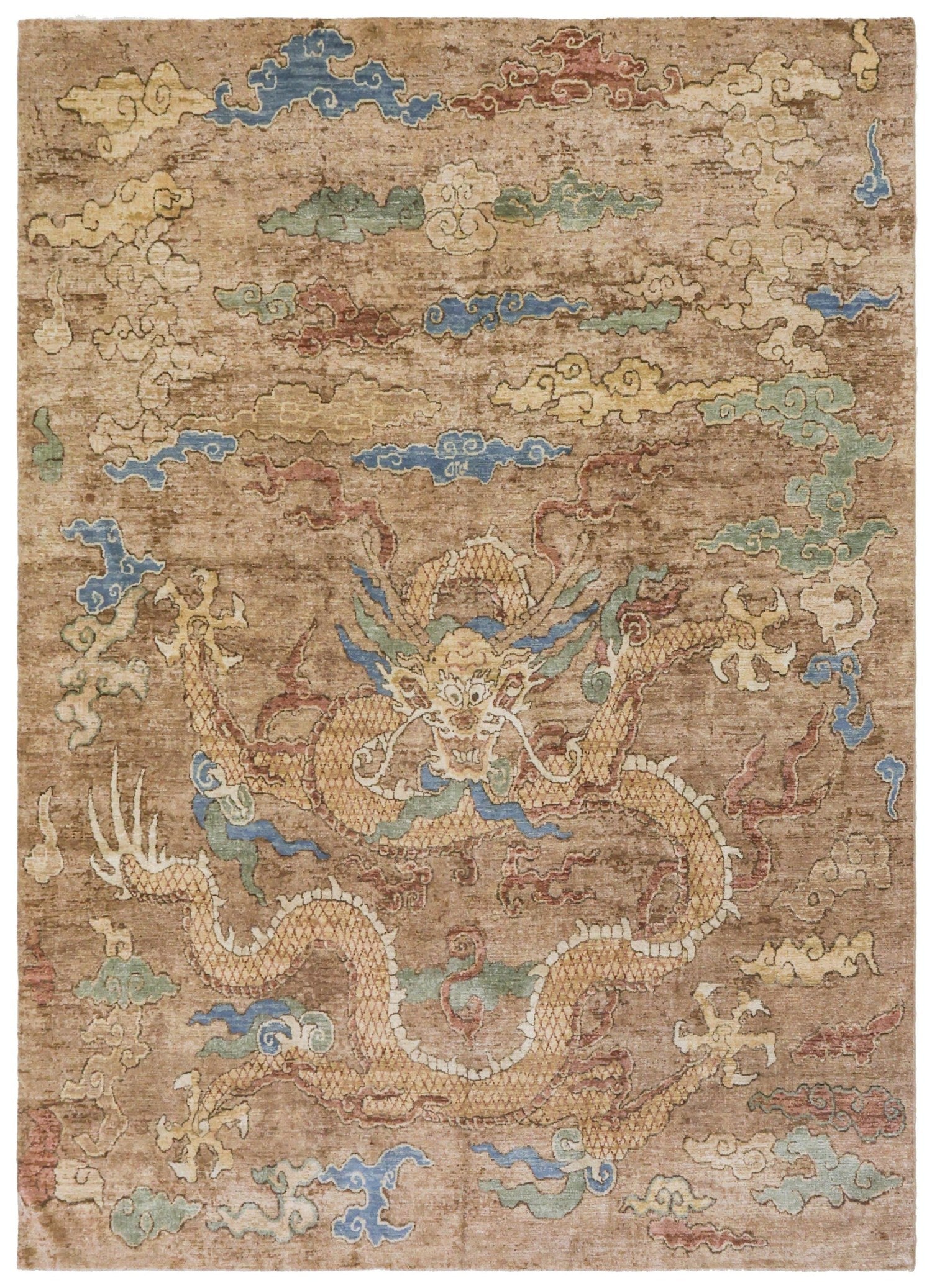 Cloud Dragon Handwoven Contemporary Rug