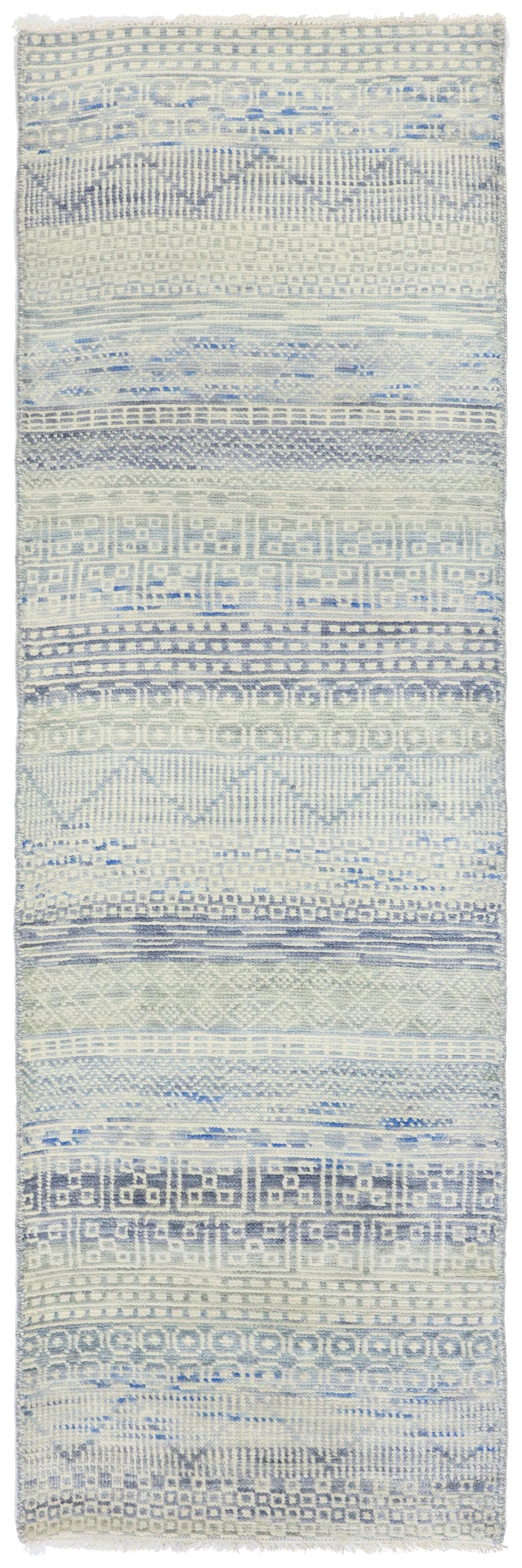 Fair Isle Handwoven Contemporary Rug