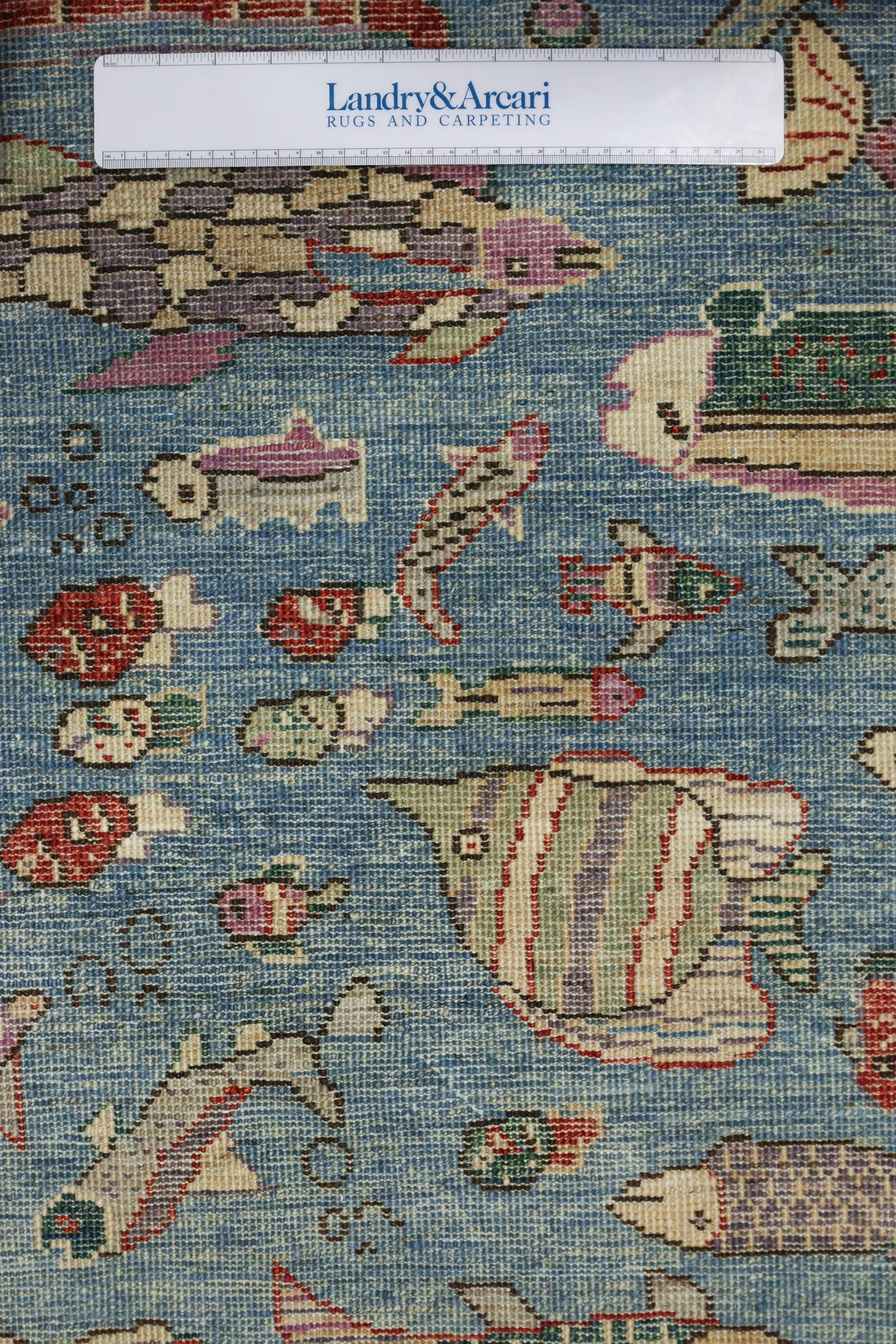 Fish Handwoven Contemporary Rug, J75598