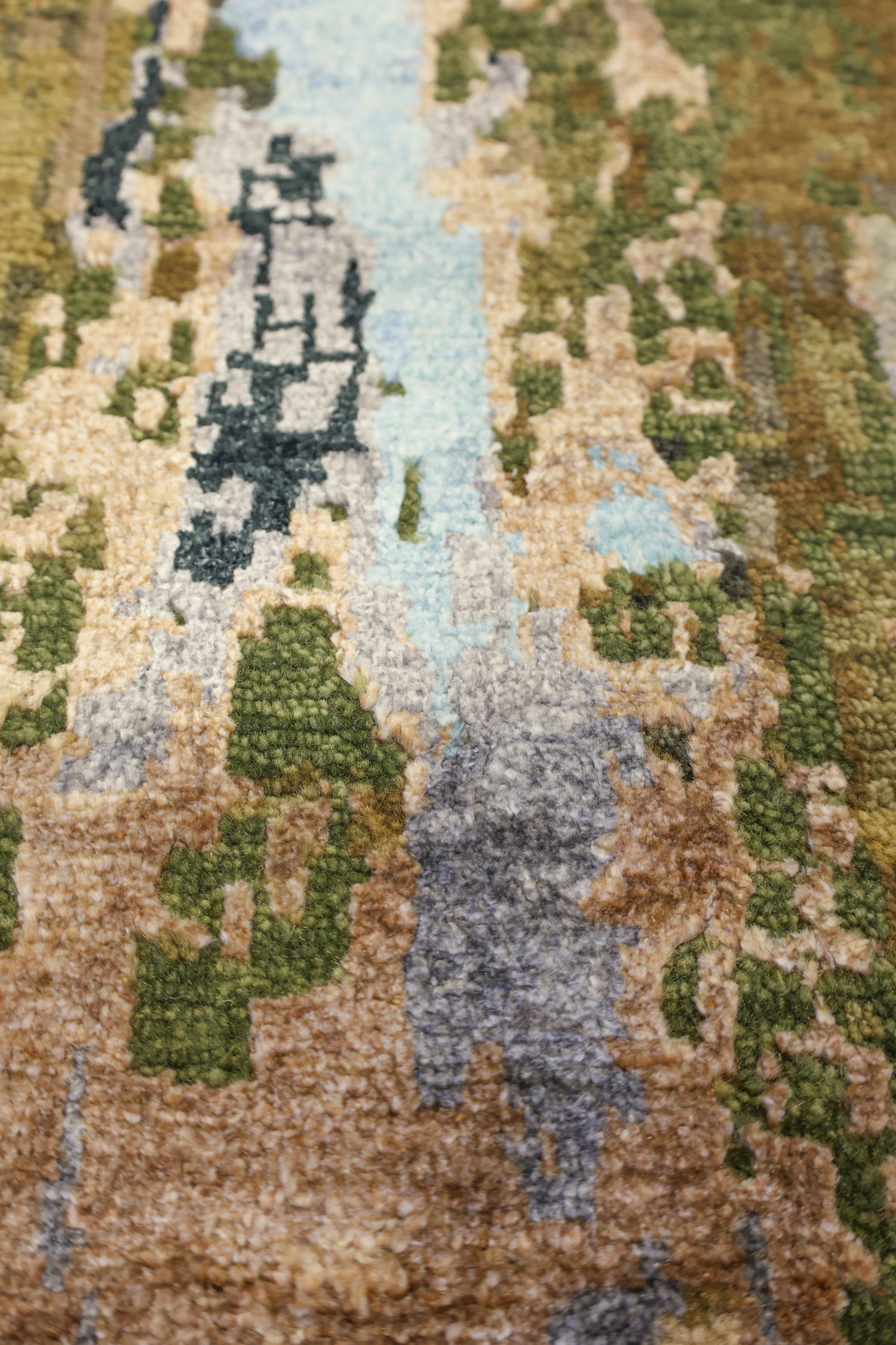 Nature Handwoven Contemporary Rug, J76169