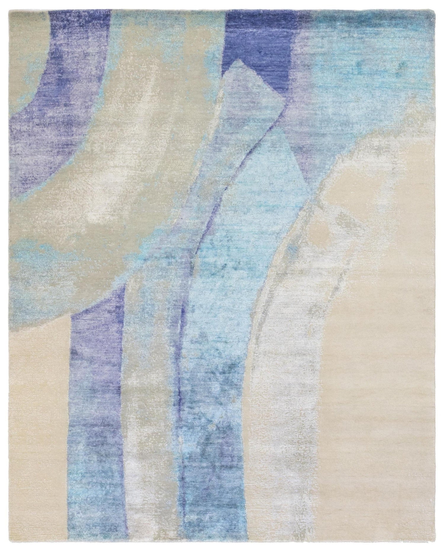 Ocean Mist Handwoven Contemporary Rug