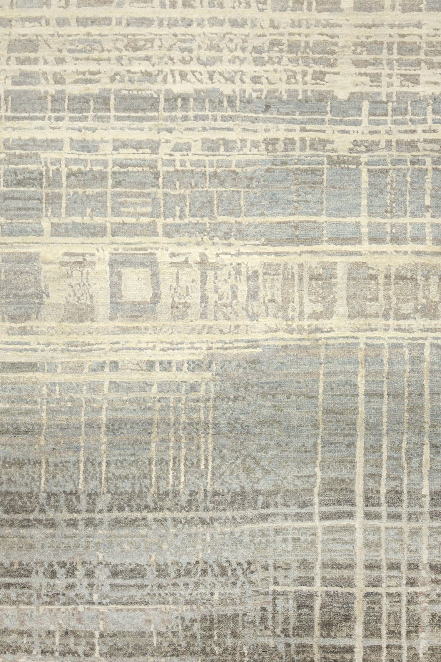 Plaid Abstract Handwoven Contemporary Rug, J77038