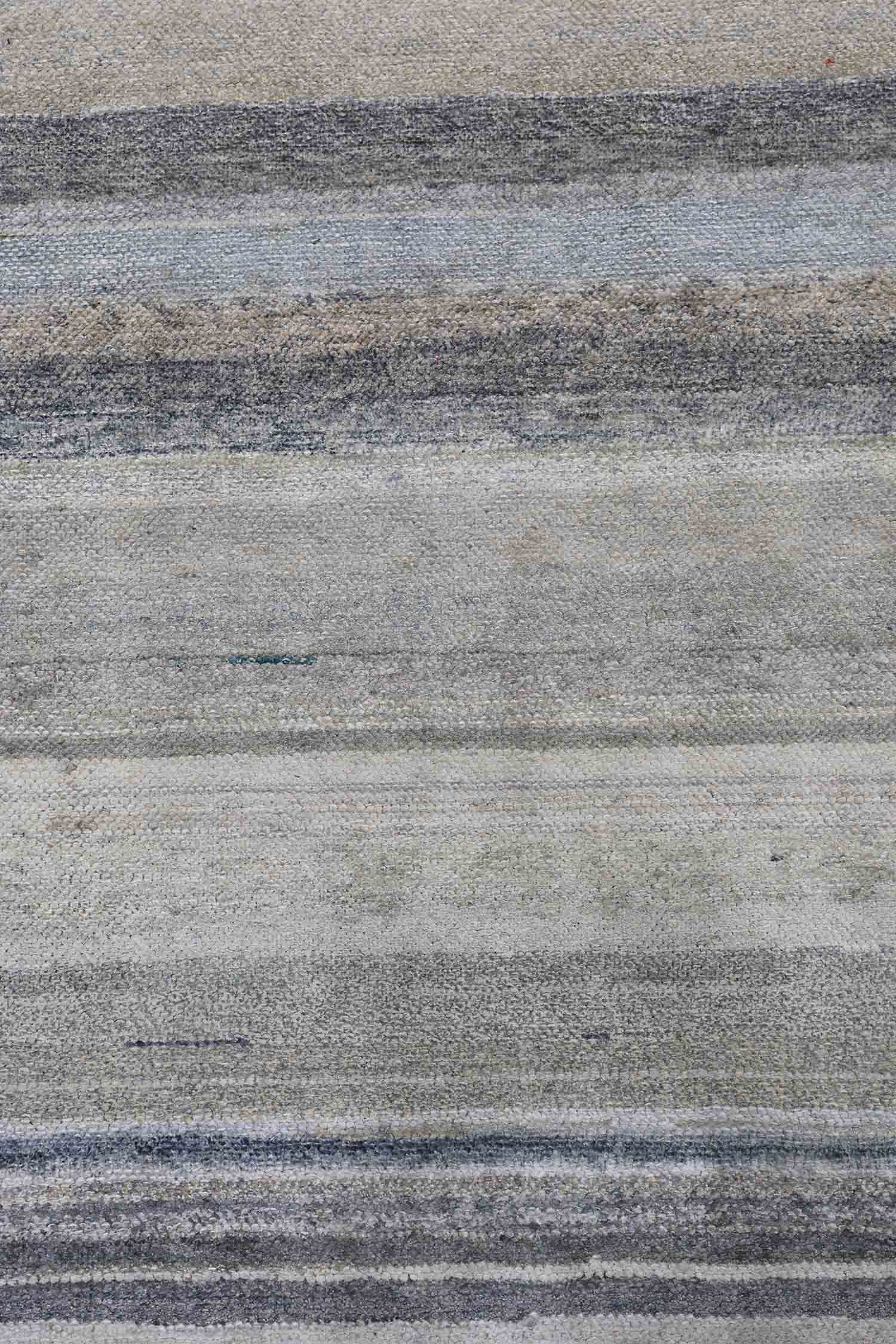 Rainbow Abrash Handwoven Contemporary Rug, J77146