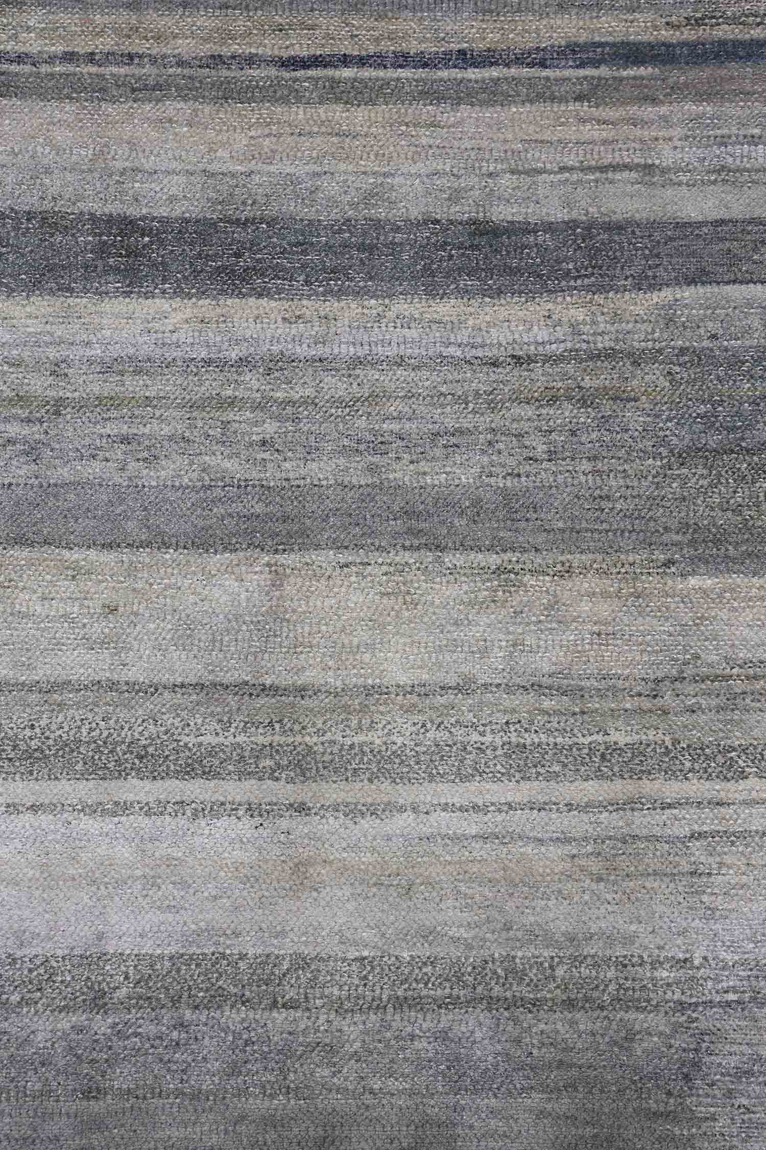 Rainbow Abrash Handwoven Contemporary Rug, J77146