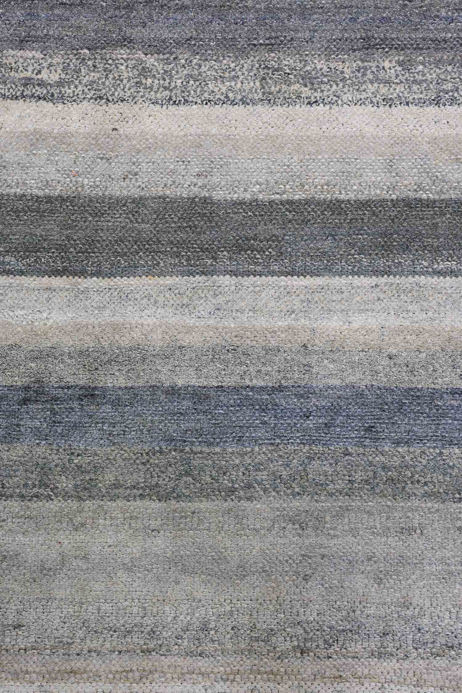 Rainbow Abrash Handwoven Contemporary Rug, J77146