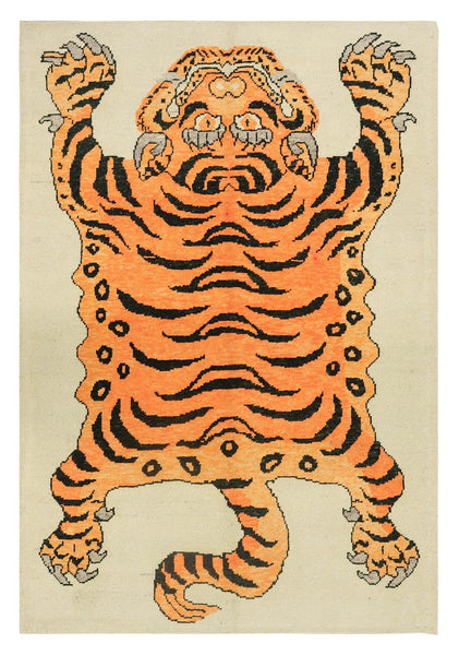 Tiger Oushak Handwoven Contemporary Rug