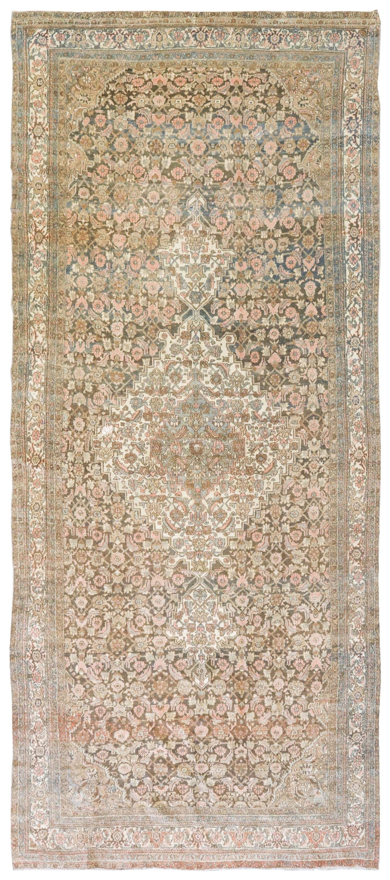 Antique Bibikabad Handwoven Tribal Rug, JF2051