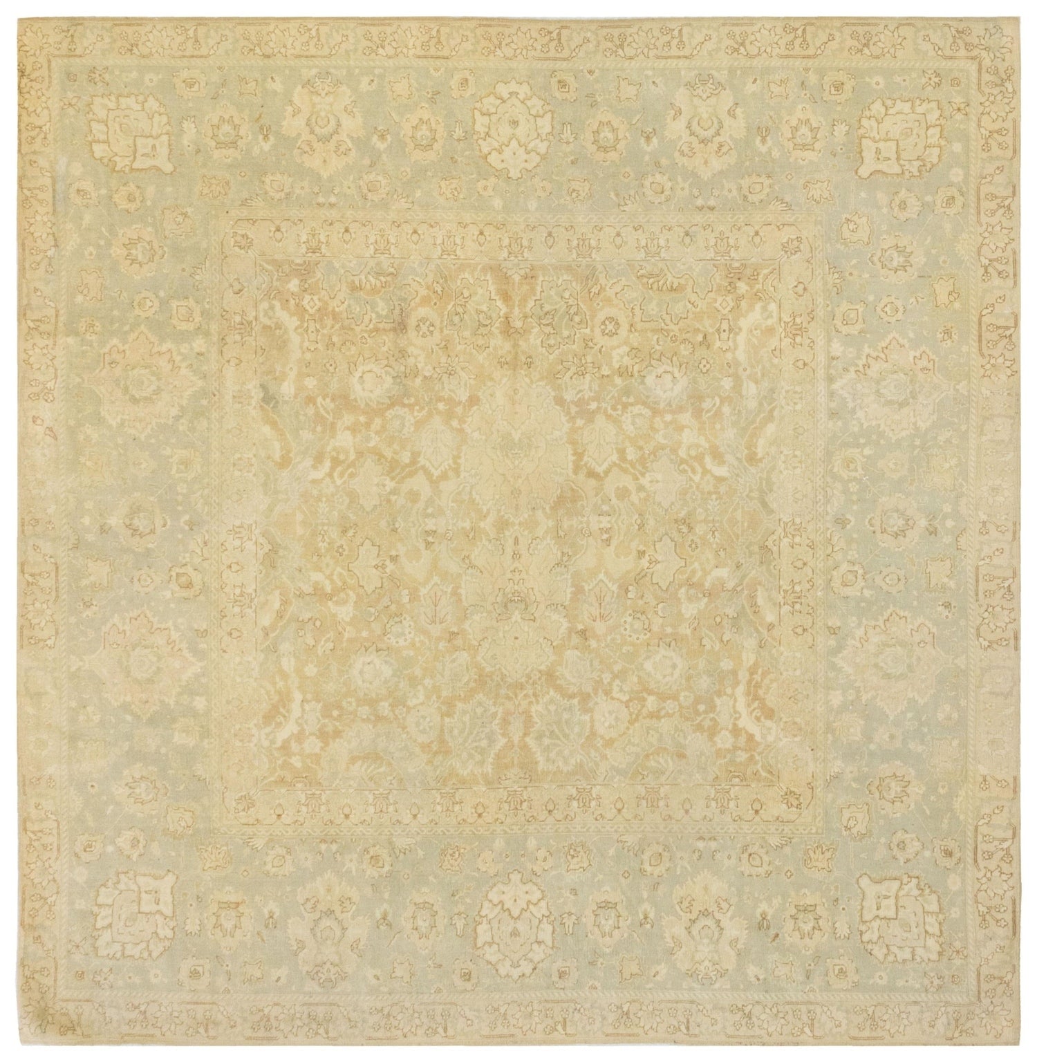 Vintage Agra Handwoven Traditional Rug