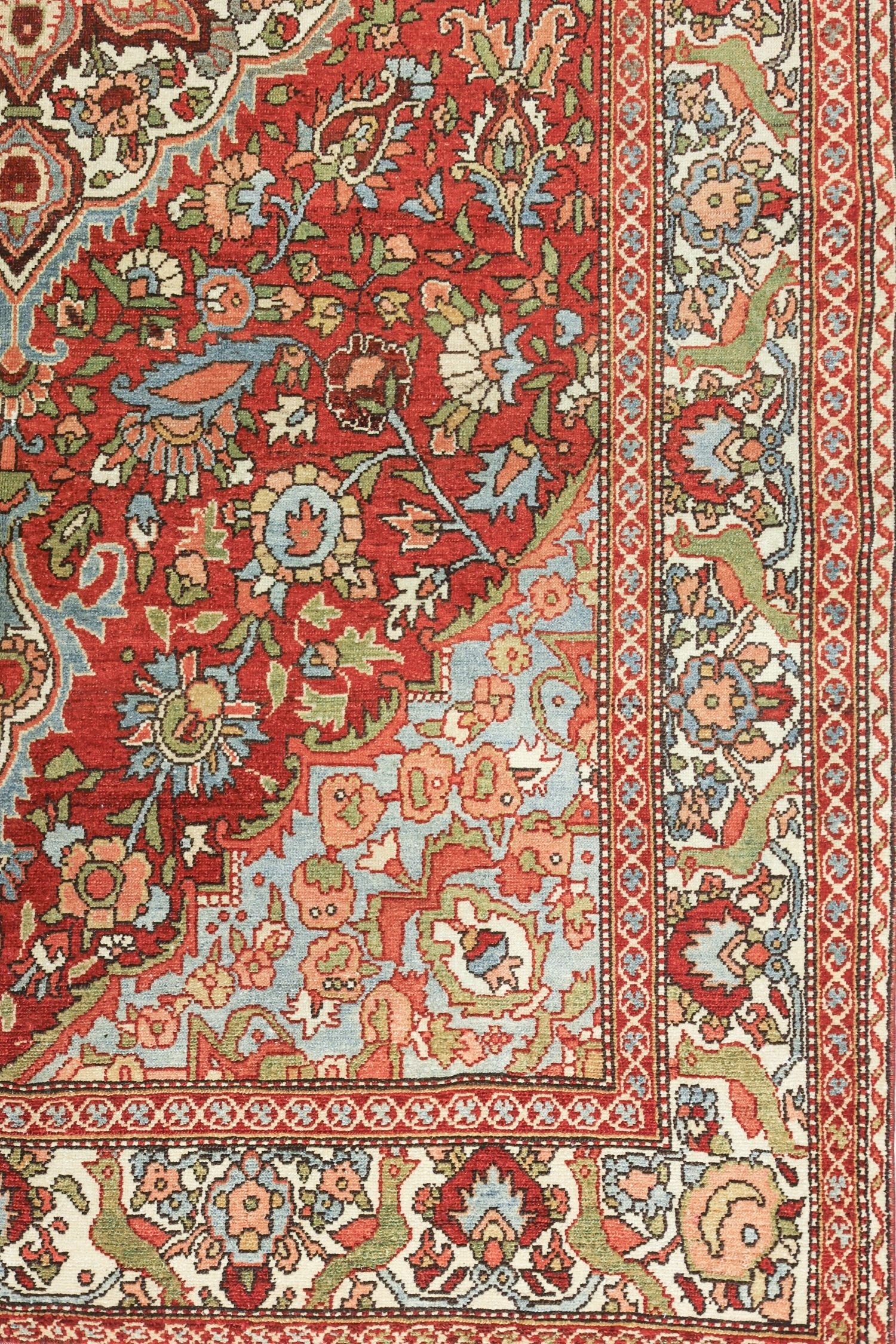 Vintage Bakhtiari Handwoven Traditional Rug, J76729