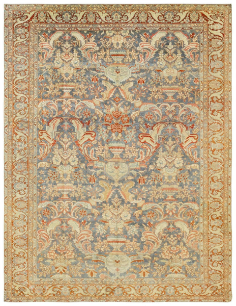 Vintage Bakhtiari Handwoven Traditional Rug