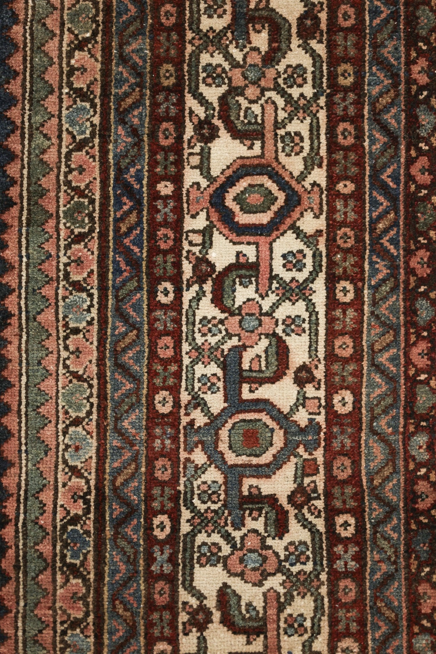 Antique Bibikabad Handwoven Traditional Rug, JF4176