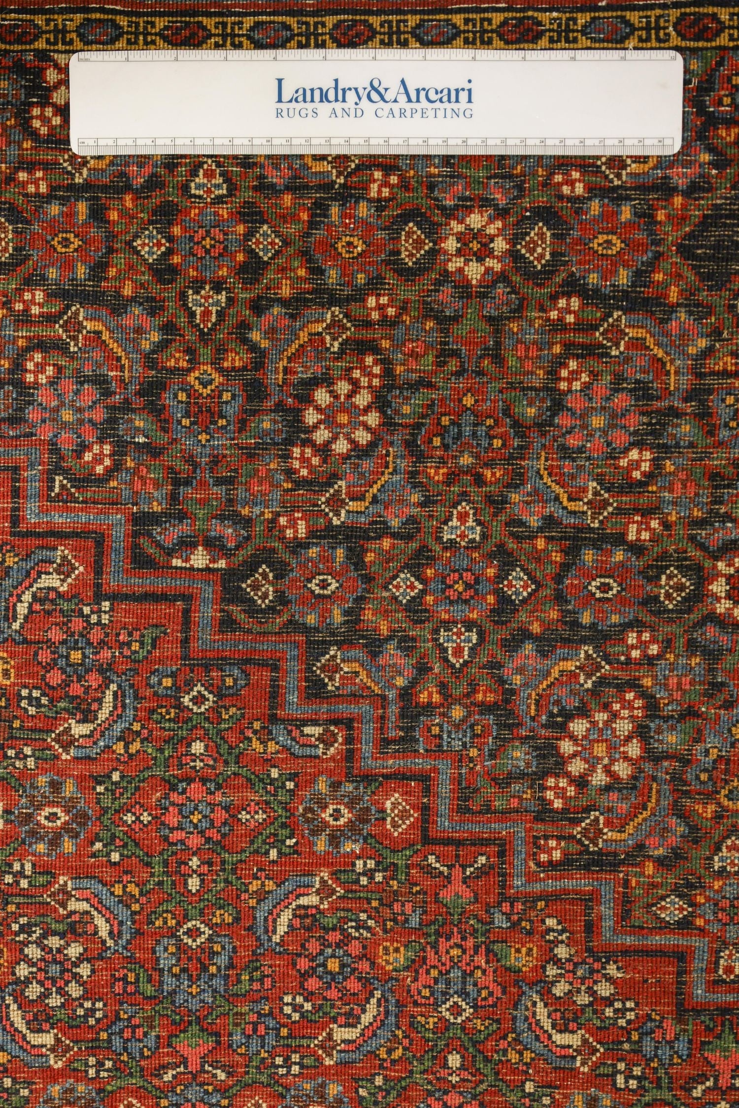 Antique Bijar Handwoven Traditional Rug, J70415