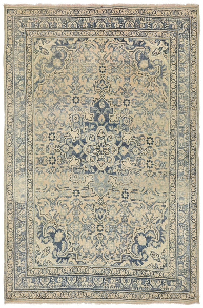 Vintage Bijar Handwoven Traditional Rug