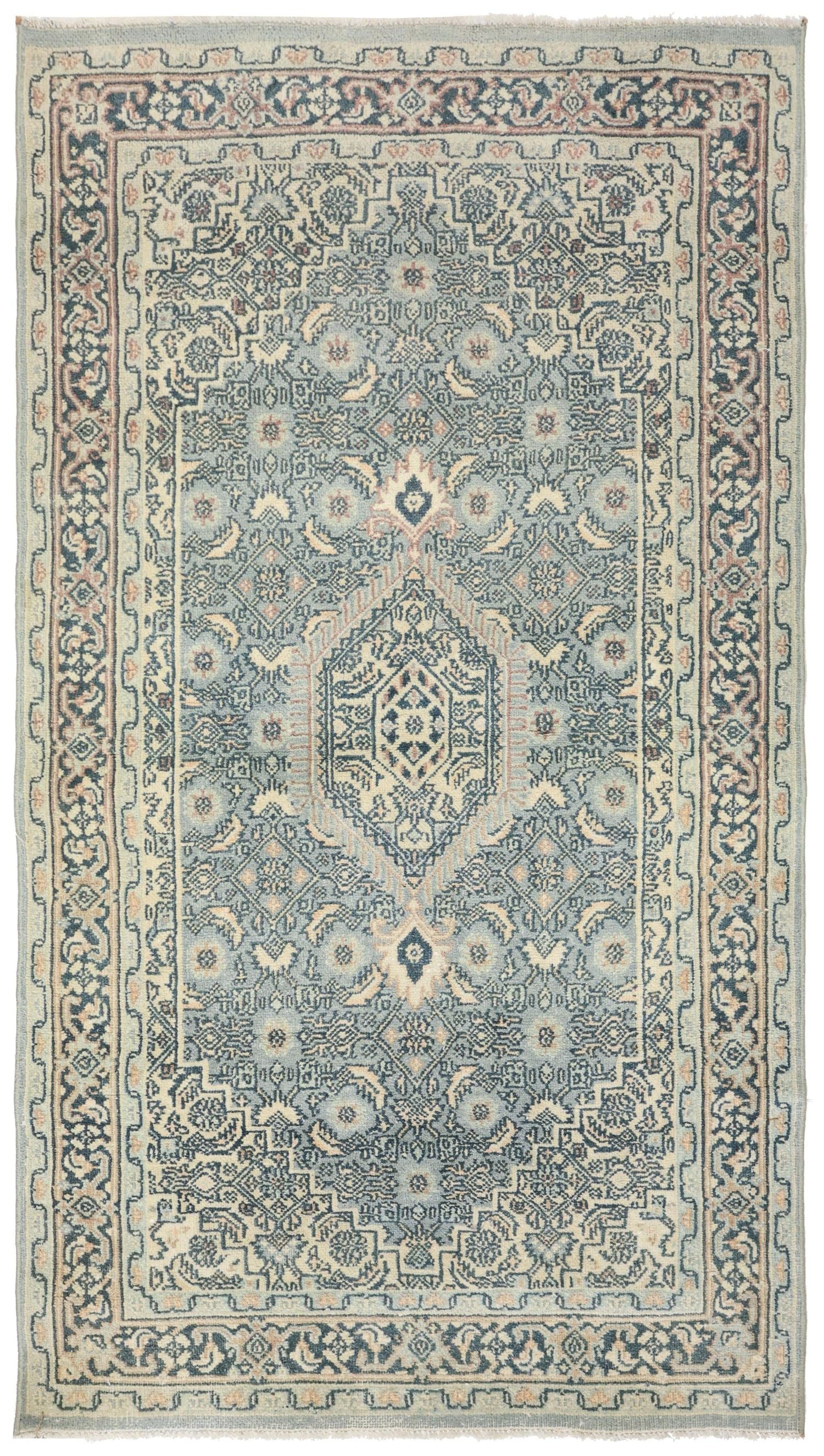 Vintage Bijar Handwoven Traditional Rug