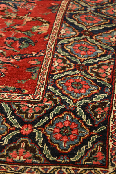 Antique Bijar Handwoven Traditional Rug, J78008