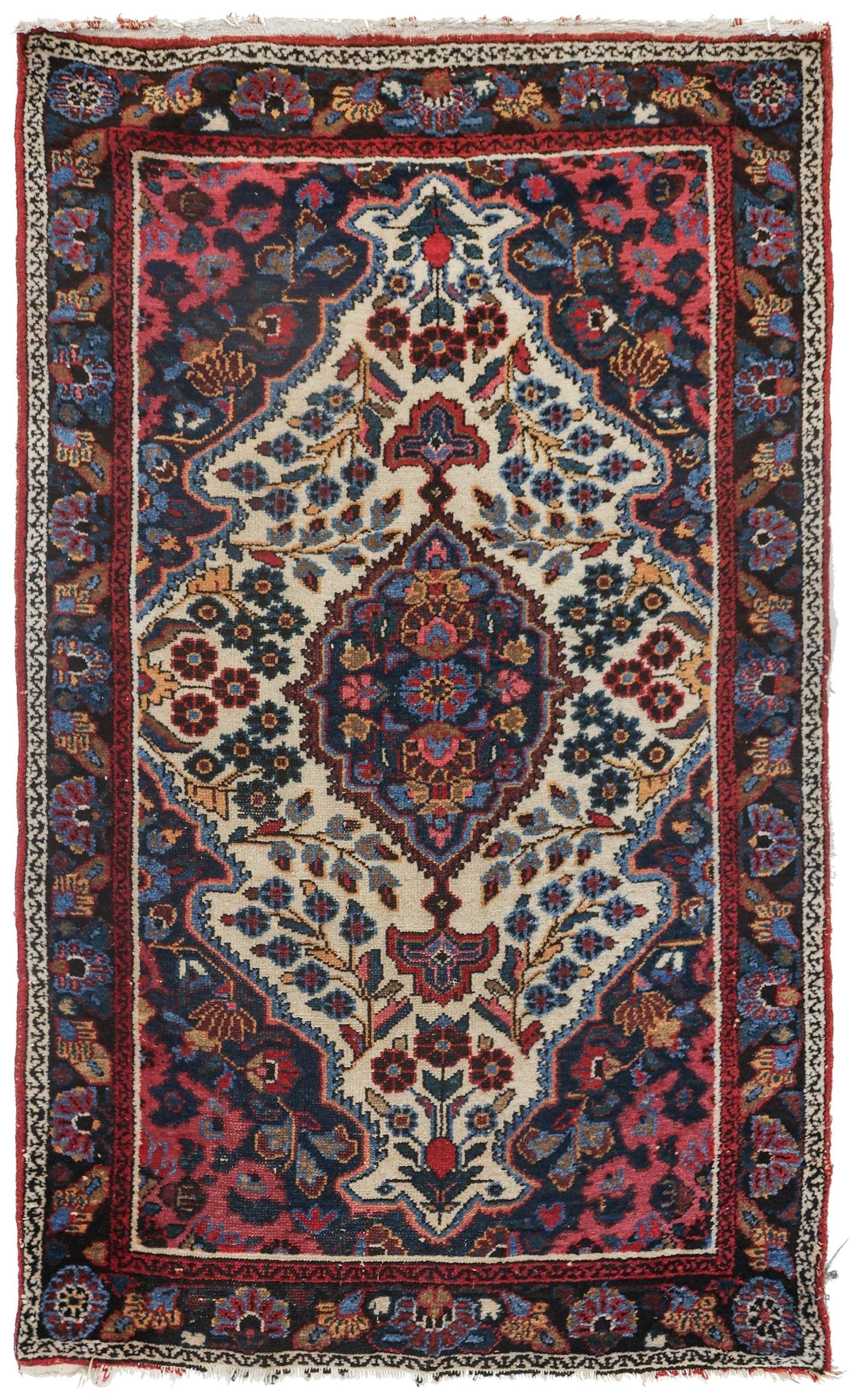 Antique Dargazine Handwoven Traditional Rug