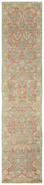 Vintage Euro Sarouk Handwoven Traditional Rug