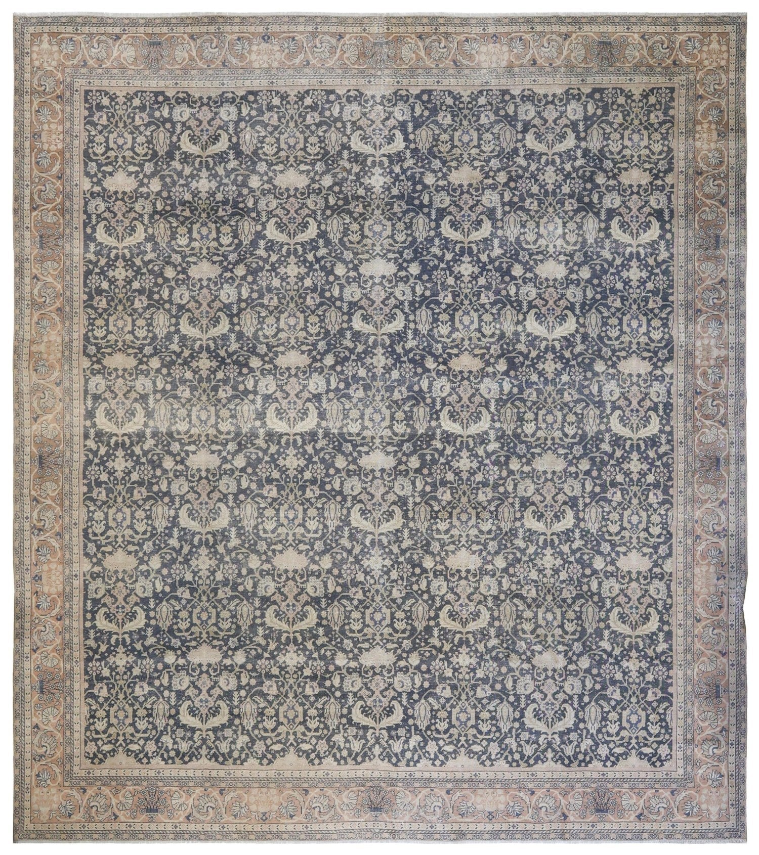 Vintage Feraghan Handwoven Traditional Rug