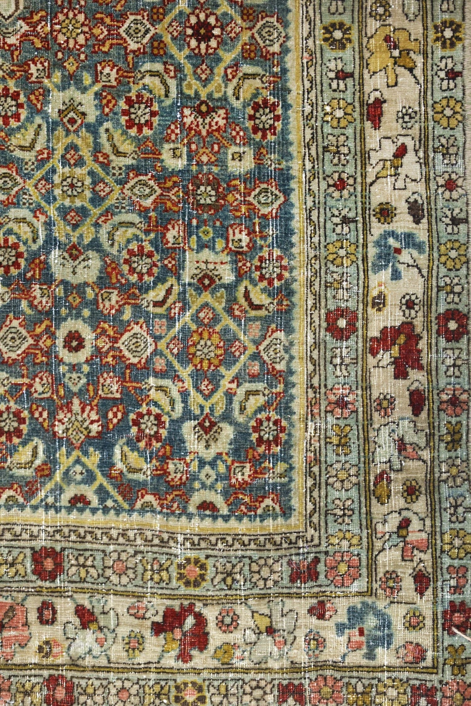Vintage Helvai Bijar Handwoven Traditional Rug, J75671