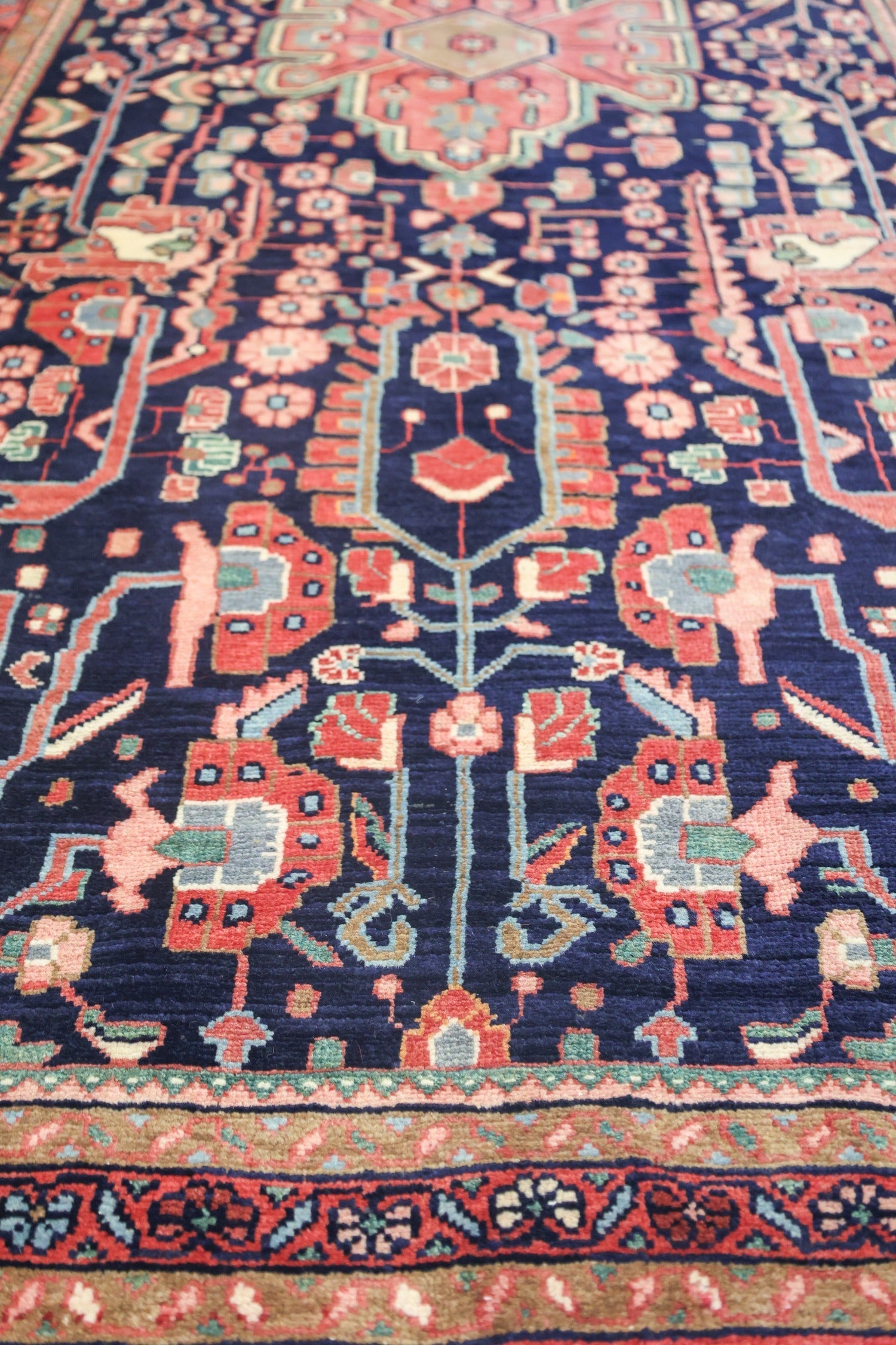 Vintage Jozan Handwoven Traditional Rug, J75042