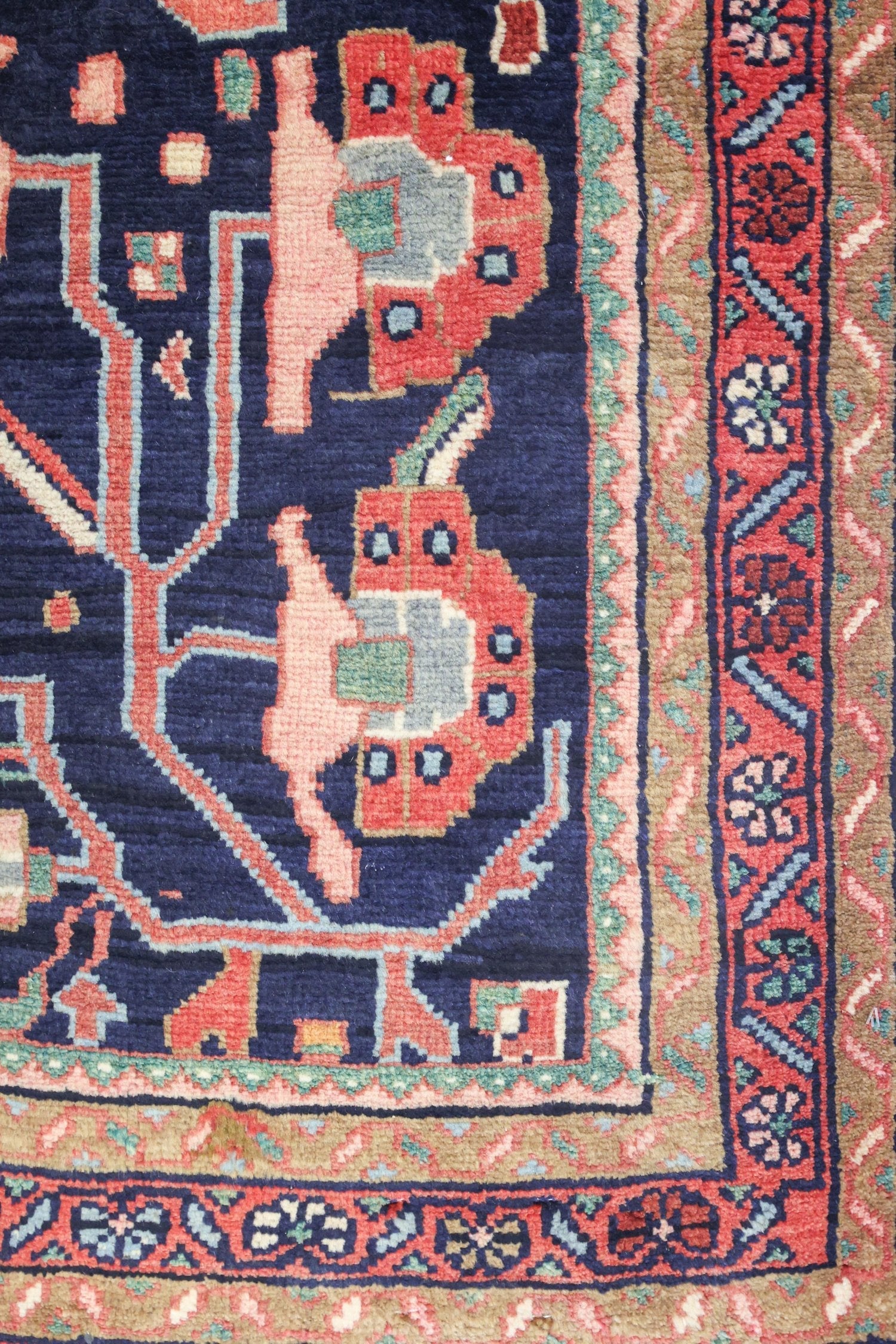 Vintage Jozan Handwoven Traditional Rug, J75042