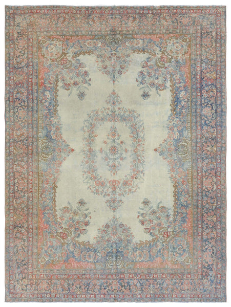 Vintage Jozanne Sarouk Handwoven Traditional Rug