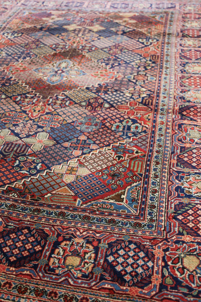 Antique Kashan Handwoven Traditional Rug, J69261