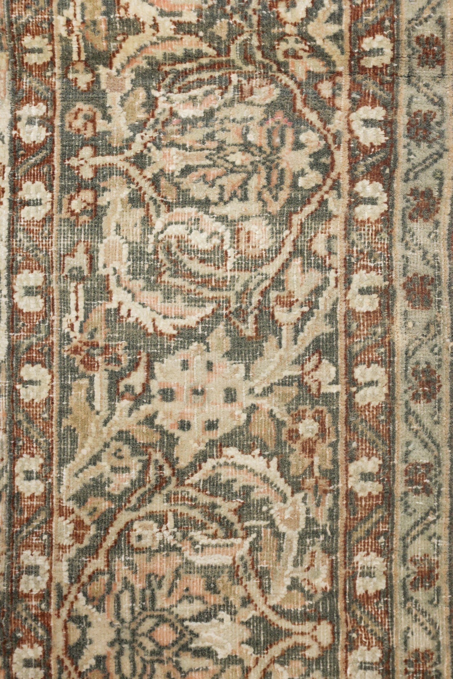 Vintage Kashmir Handwoven Traditional Rug, J73310