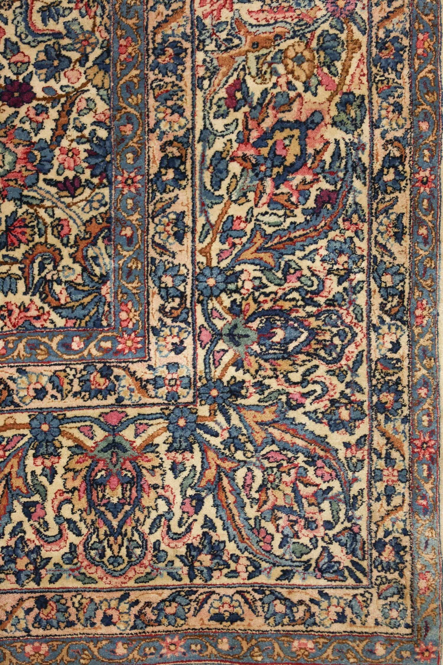 Antique Kerman Handwoven Traditional Rug, J76439