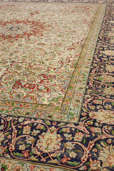 Vintage Kerman Handwoven Traditional Rug, J69561